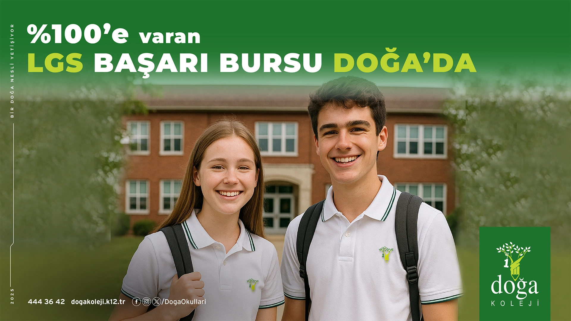 2025 LGS başarınıza %100'e varan burs imkanıyla ayrıcalıklı lise eğitimi Doğa Kolejinde!