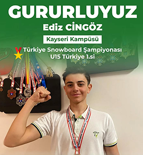 SNOWBOARD ŞAMPİYONU DOĞA'DA